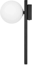 Kaja Ścienna lampa szklana Korfu K-5462 kulista metalowa