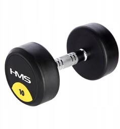 Hantel Guma Okrągły 10KG Hms Hg Pro Hantla