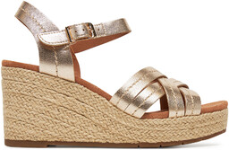 Espadryle Clarks Sabina Strap 26181463 Złoty