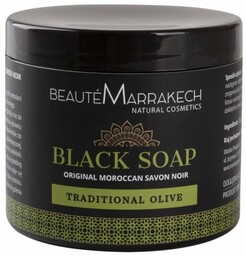Naturalne czarne mydło oliwne Savon Noir Beaute Marrakech,