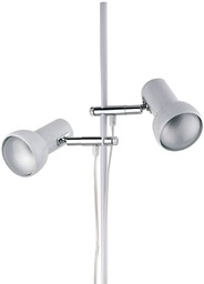 Busch 2-punktowa lampa stojąca EIFEL, biała
