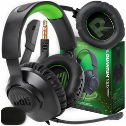 Słuchawki Gamingowe Komputerowe Jbl Czarne Przewodowe Mikrofon Pc