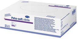 Peha-soft nitrile, rękawice nitrylowe, niejałowe, bezpudrowe, niebieskie, rozmiar