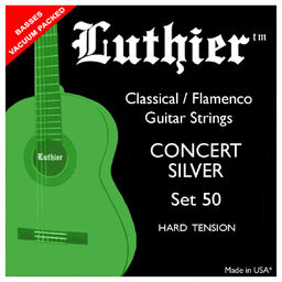 Luthier 50 Concert Silver Struny do Gitary Klasycznej