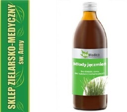 SOK MŁODY JĘCZMIEŃ 500ml 100% Naturalny sok