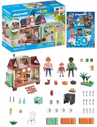 Playmobil 71509 Tiny house domek rodzinny dwupiętrowy kuchnia