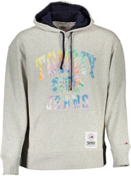 BLUZA TOMMY HILFIGER BEZ ZIP MAN SZARA