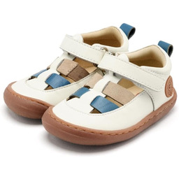 Sandały barefoot dla dzieci kraby regulowane oddychające biały