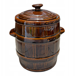Garnek gliniany beczka 3,0L