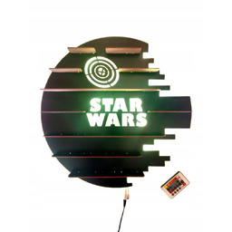 Półka Lampka figurki Led Pilot Ludziki star wars
