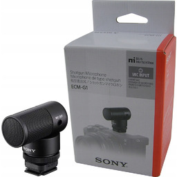 Mikrofon Shotgun Sony ECM-G1 Kierunkowy Minijack 3.5MM Black