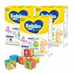 Bebiko Junior 4R Odżywcza formuła Zestaw 3x600g Gratis!