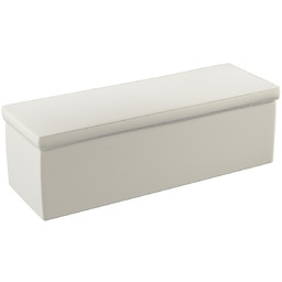 Skrzynia tapicerowana, jasno szary welwet, 90 x 40