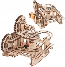 PUZZLE 3D DREWNIANY MECHANICZNY RUCHOMY MODEL DIY TOR