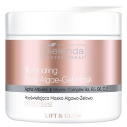 BIELENDA PROFESSIONAL Lift&Glow Rozświetlająca maska algowo-żelowa do twarzy