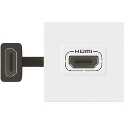 Gniazdo Mosaic HDMI 2-modułowe białe Legrand 078979L