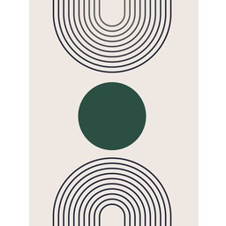 Dywan Madrid 120 x 160 cm geometryczny szaro-zielony