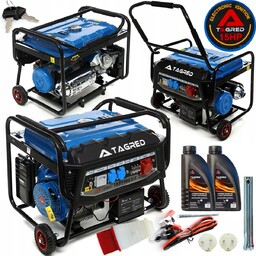 Agregat prądotwórczy trojfazowy 6500W 230V 400V z rozrusznikiem