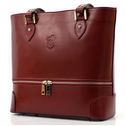 Stylowa skórzana torebka na lata Vera Pelle