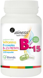 ALINESS Witamina B Complex B-15 Methyl 100vegcaps