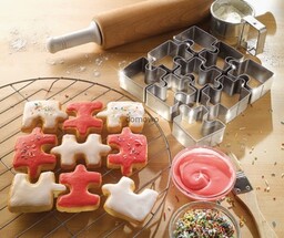 SZABLON FORMA FOREMKI DO PIECZENIA PUZZLE 9 szt