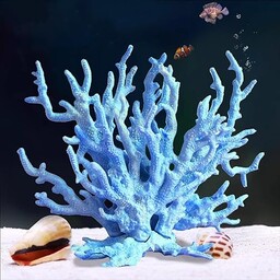 Besimple Sztuczny akwarium, koralowy ornament plastikowy akwarium rośliny