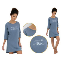 Sensis Koszula nocna MONIKA: brudny błękit