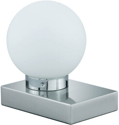 Stołowa lampka Davi 590100107 Trio z włącznikiem szklana