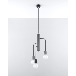 Metalowy żyrandol industrialny DUOMO SL.0302 Sollux lampa