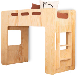 Łóżko piętrowe antresola drewniane MIMI A - SMARTWOOD