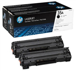 Zestaw dwóch tonerów HP 35A do LaserJet P1005/1006
