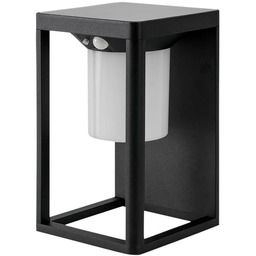 Lampa Zewnętrzne Lucande, Tilena, czarny, balkon, aluminium, nowoczesny