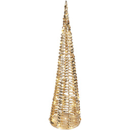 Choinka świecąca stożek złota 80 LED 80 cm