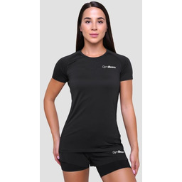 GymBeam Damska koszulka do biegania Pulse Black