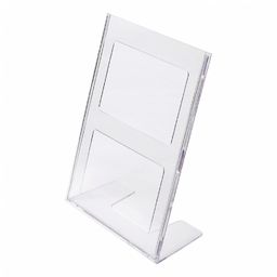 Stojak informacyjny typu L A4 pionowo plexi odlewany