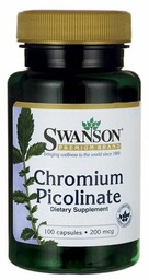 Swanson Chromium Picolinate 200mcg 100caps
