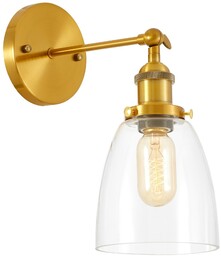 LAMPA ŚCIENNA KINKIET LOFTOWY MOSIĘŻNY FABI LUMINA DECO