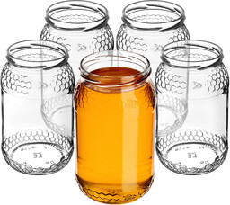 Szklany słój Lierde 900ml 82mm 48 szt.