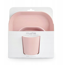 Zestaw Obiadowy z Pp Square Blush Różowy One