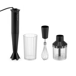 Alessi PLISSE Blender Ręczny + Akcesoria - Czarny
