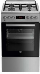 Beko FSM52320TXDS Piekarnik parowy Termoobieg Kuchnia gazowo-elektryczna
