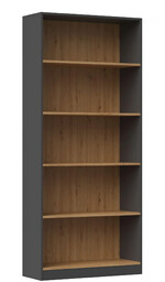 Elior Otwarty regał do garderoby dąb artisan N1-E03