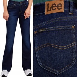 Lee Ulc Bootcut Dżins Wygodne Rozszerzane Damskie Spodnie