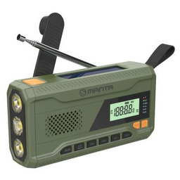 MANTA Radio RDI401G z panelem solarnym Przenośne