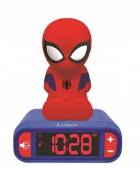 Budzik zegar Spiderman z efektami dźwiękowymi