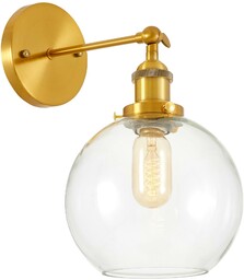 LAMPA ŚCIENNA KINKIET MOSIĘŻNY LOFT NAVARRO