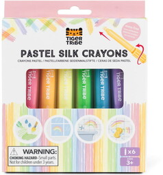 Miękkie wykręcane kredki pastelowe Silk Crayons, Tiger Tribe