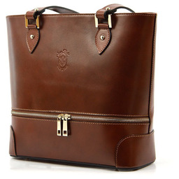 Stylowa skórzana torebka na lata Vera Pelle