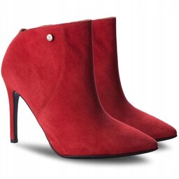 Eva Minge Damskie Botki Klasyczne Skóra 40 3d9g3*