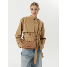 Torebka Calvin Klein Emblem Aop LV04F1164G Brązowy